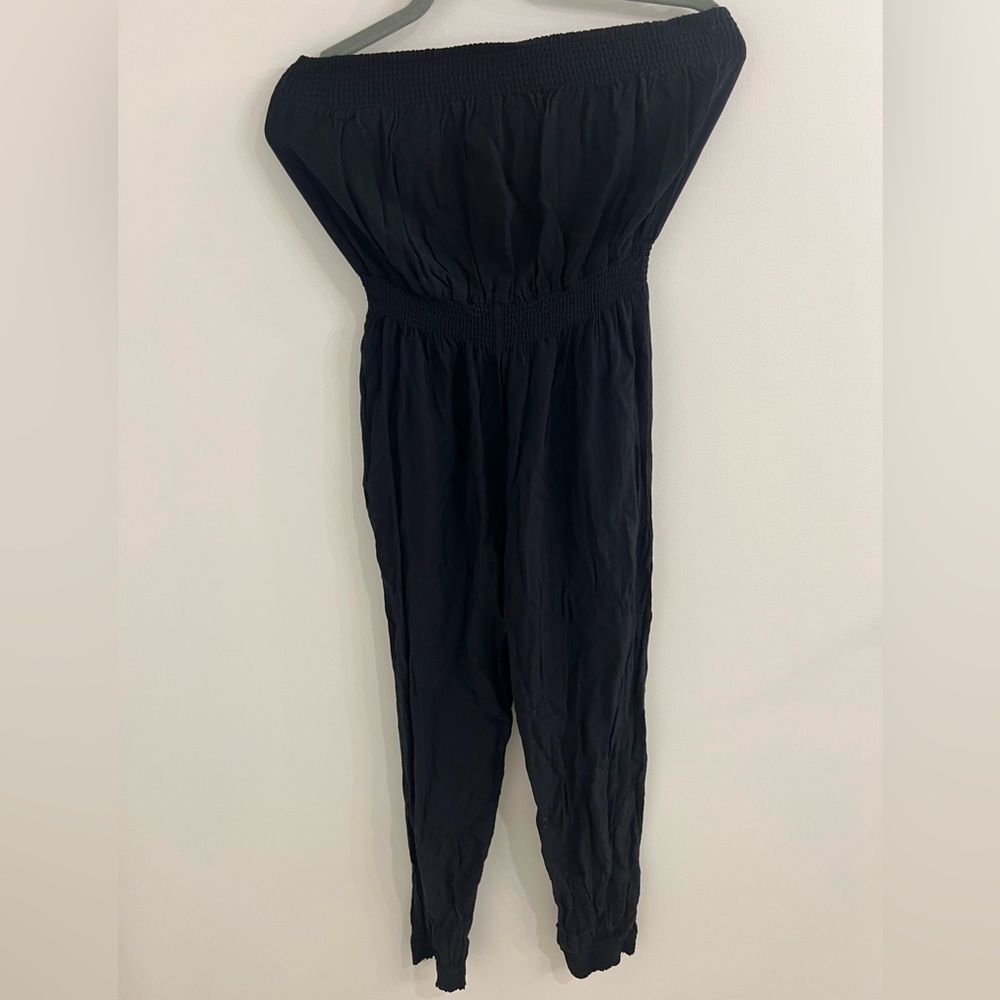 black jumpsuit
